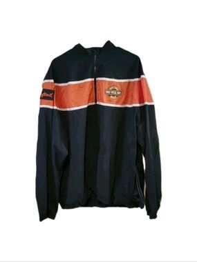 Vintage 2001 Daytona Bike Week Softail Biker Motorcycle Windbreaker Jacket